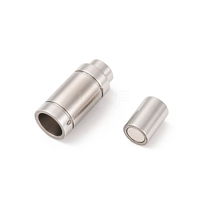 304 Stainless Steel Magnetic Clasps STAS-A117-08P-1