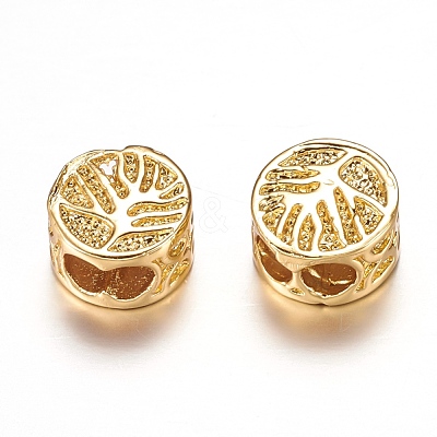 Brass Beads ZIRC-F067-09G-RS-1