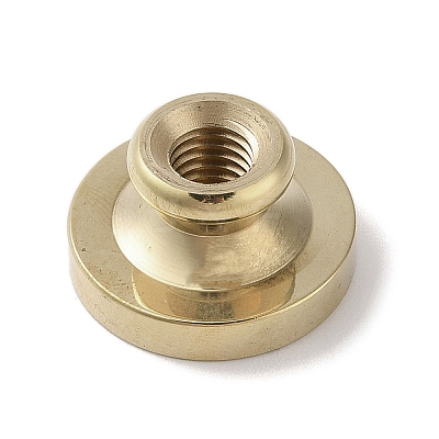 Golden Tone Wax Seal Brass Stamp Head DIY-B079-01G-I-1