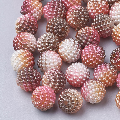 Imitation Pearl Acrylic Beads OACR-T004-10mm-19-1