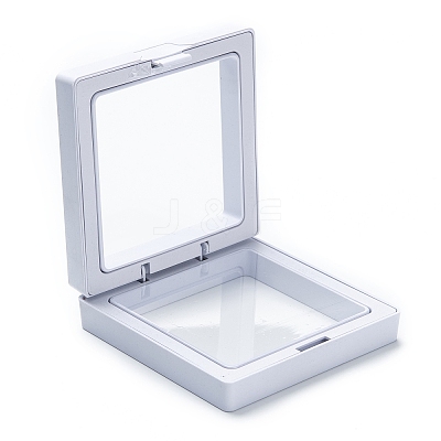 Square Transparent PE Thin Film Suspension Jewelry Display Box CON-D009-01B-05-1
