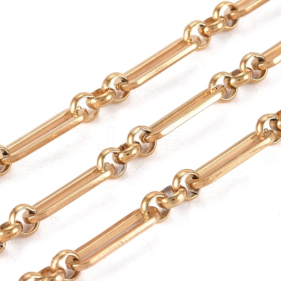 3.28 Feet 304 Stainless Steel Figaro Chains X-CHS-L022-04G-1