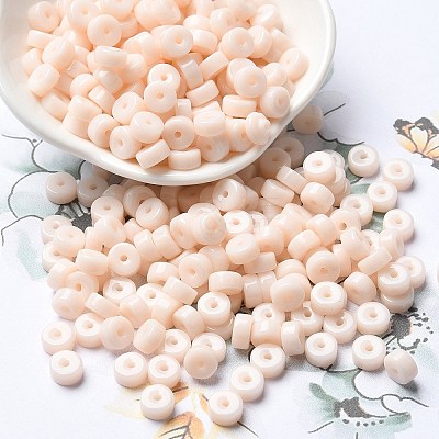 Opaque Colours Glass Seed Beads SEED-E001-P3x6mm-04-1