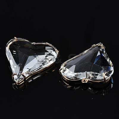 Transparent Glass Pendants GLAA-Q088-022-1
