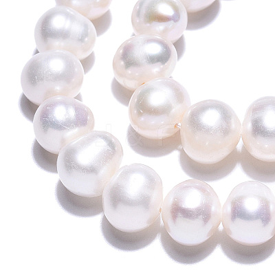 Natural Cultured Freshwater Pearl Beads Strands PEAR-N013-08F-1