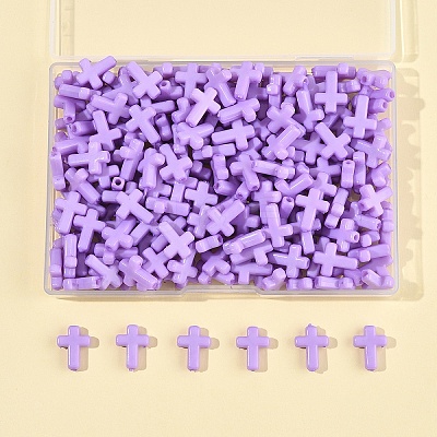 200Pcs Opaque Acrylic Beads SACR-FS0001-39F-1