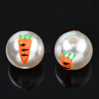 ABS Plastic Imitation Pearl Beads KY-N015-99-1