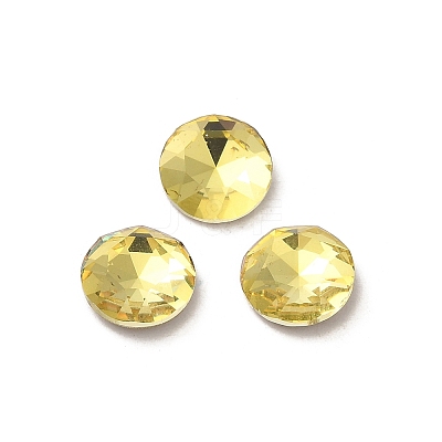 Glass Rhinestone Cabochons RGLA-P037-10B-D226-1