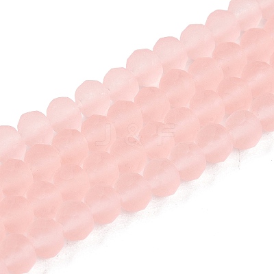 Transparent Glass Beads Strands EGLA-A044-T6mm-MD22-1