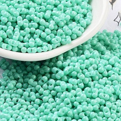 Baking Paint Glass Seed Beads SEED-A033-04D-1