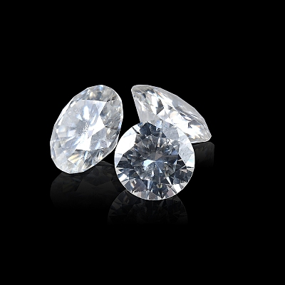 Brilliant Round Cut Moissanite Loose Stones Cabochons RGLA-F081-01H-1
