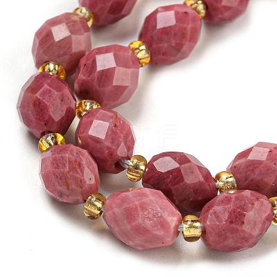 Natural Rhodonite Beads Strands G-N342-55-1