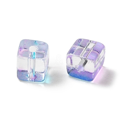 Two Tone Transparent Glass Beads X1-GLAA-NH0001-03F-1