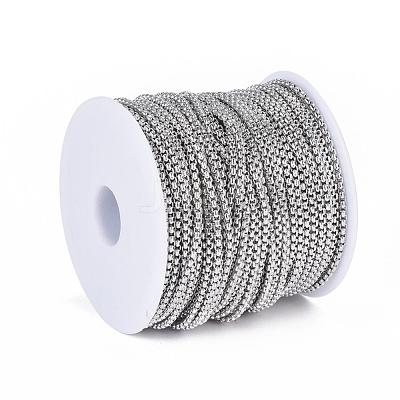Tarnish Resistant 304 Stainless Steel Box Chains STAS-D414-10-1