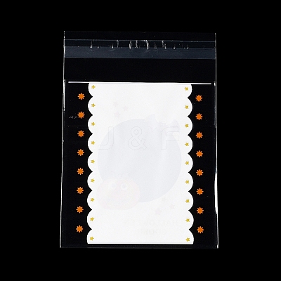 Halloween Theme Plastic Bakeware Bag OPP-Q004-01D-1
