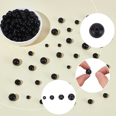 900Pcs Opaque Acrylic Beads MACR-SP0002-35B-1