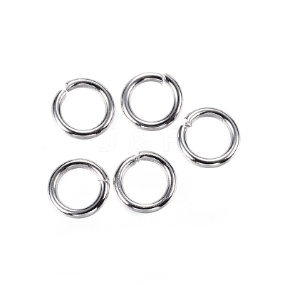 Tarnish Resistant 304 Stainless Steel Open Jump Rings A-STAS-D448-098P-6mm-1