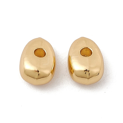 Rack Plating Brass Beads KK-C007-42G-1