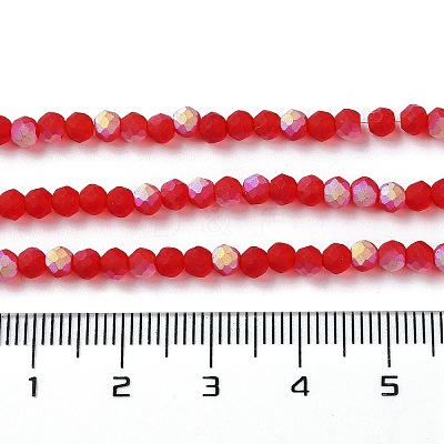 Imitation Jade Glass Beads Strands EGLA-A034-T3mm-MB01-1