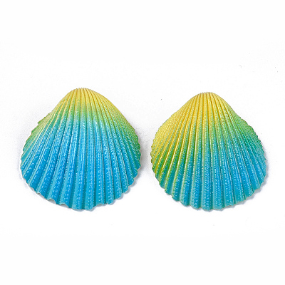 Spray Paint Natural Ark Shell Beads SSHEL-S261-03B-1