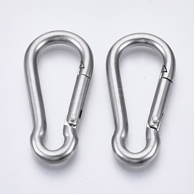Tarnish Resistant 304 Stainless Steel Rock Climbing Carabiners STAS-N087-24A-01-1
