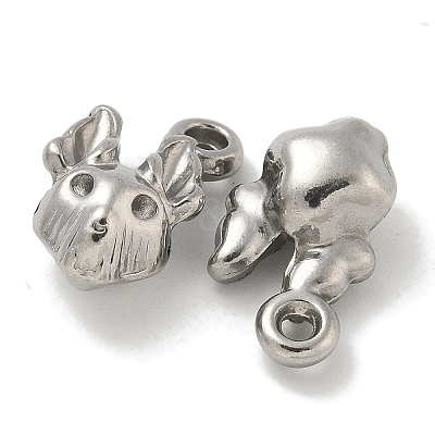 Anti-Tarnish 304 Stainless Steel Pendants STAS-Q334-50P-1