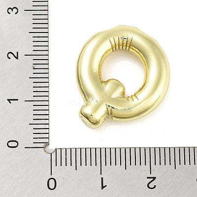 Rack Plating Brass Pendants KK-C055-01Q-G-1