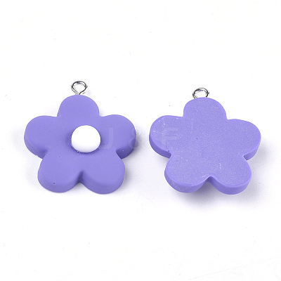 Resin Pendants X-RESI-Q207-02B-1