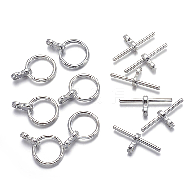 Tibetan Style Toggle Clasps LS-TIBE-AB2035Y-N-NF-1