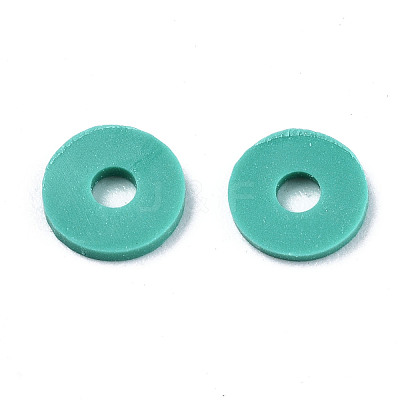 Handmade Polymer Clay Beads X-CLAY-Q251-6.0mm-48-1