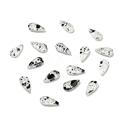 Spot Pattern Resin Cabochons MRMJ-G015-05-1
