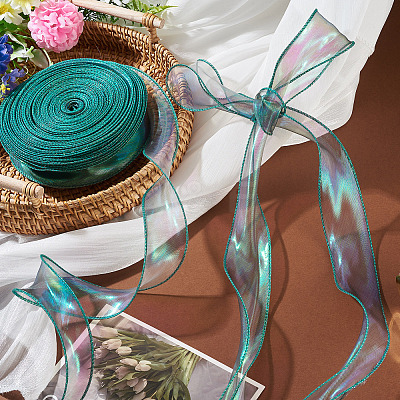 Polyester Lace Trim DIY-TAC0010-49C-1