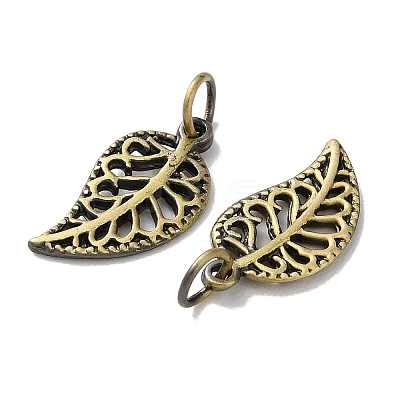 Tibetan Style Brass Pendants KK-M284-38AB-1