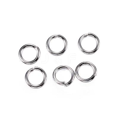 Tarnish Resistant 304 Stainless Steel Open Jump Rings STAS-D448-096P-4mm-1
