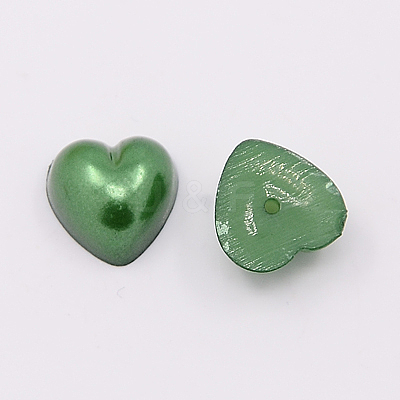 Acrylic Imitation Pearl Cabochons MACR-F022-A-M-1