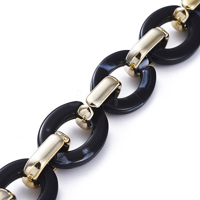 Handmade CCB Plastic Cable Chains AJEW-JB00682-05-1