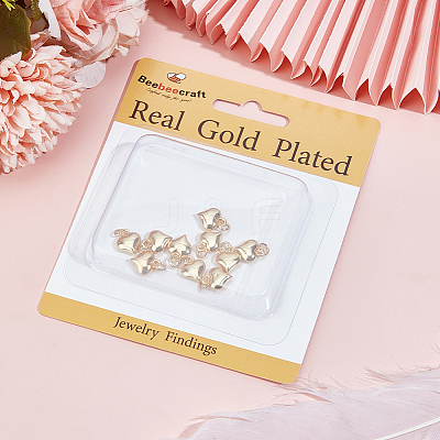 10Pcs Rack Plating Brass Pendants KK-BBC0017-06-1