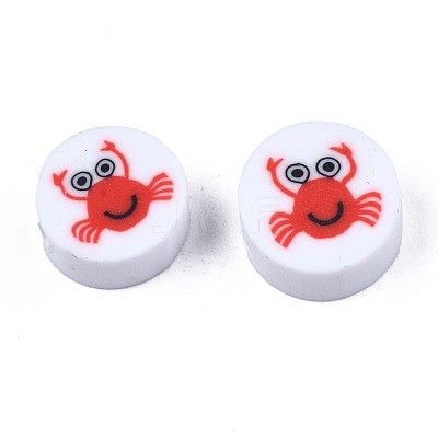 Handmade Polymer Clay Beads CLAY-N007-005-08-1