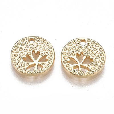 Brass Charms KK-T038-402G-1