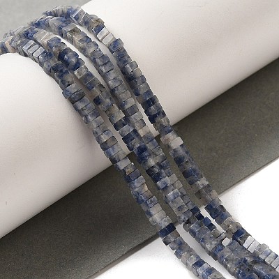 Natural Blue Spot Jasper Beads Strands G-N342-82-1