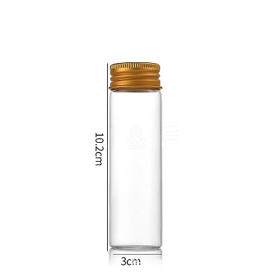Clear Glass Bottles Bead Containers CON-WH0085-75G-02-1