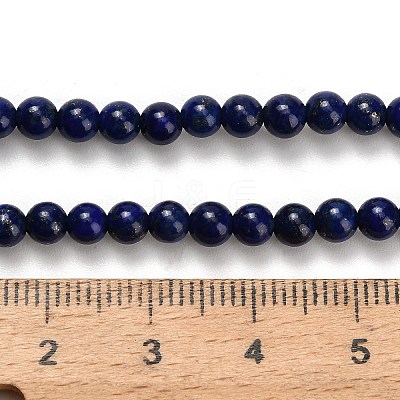 Natural Lapis Lazuli Beads Strands G-H329-C01-4mm-1