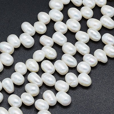 Natural Cultured Freshwater Pearl Beads Strands PEAR-G004-03A-01-1