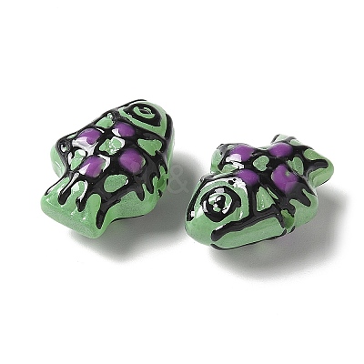 Baking Paint Glass Enamel Beads BLOW-D300-03B-1