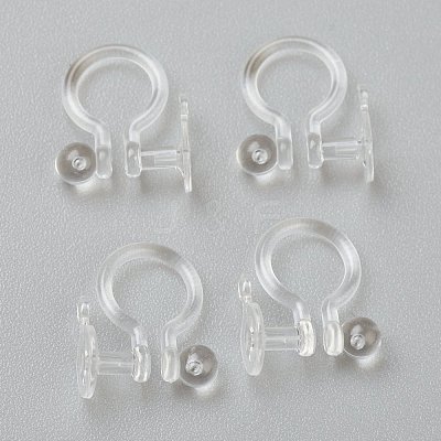 Plastic Clip-on Earring Findings KY-P001-08-1