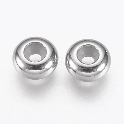 201 Stainless Steel Beads STAS-G142-8mm-P-1