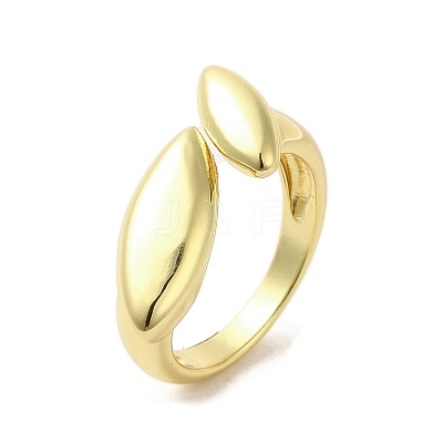 Rack Plating Brass Finger Ring RJEW-C072-18G-1