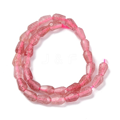 Natural Strawberry Quartz Beads Strands G-C080-B01-01A-1