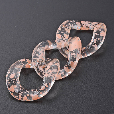 Transparent Acrylic Linking Rings OACR-N009-015A-B11-1