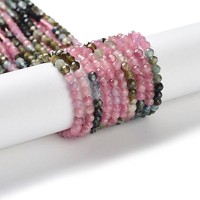 Natural Tourmaline Beads Strands G-P514-A04-04-1
